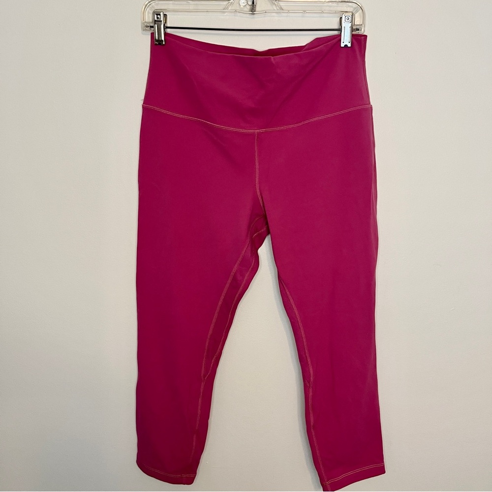 Lululemon Hot Pink Cropped Leggings